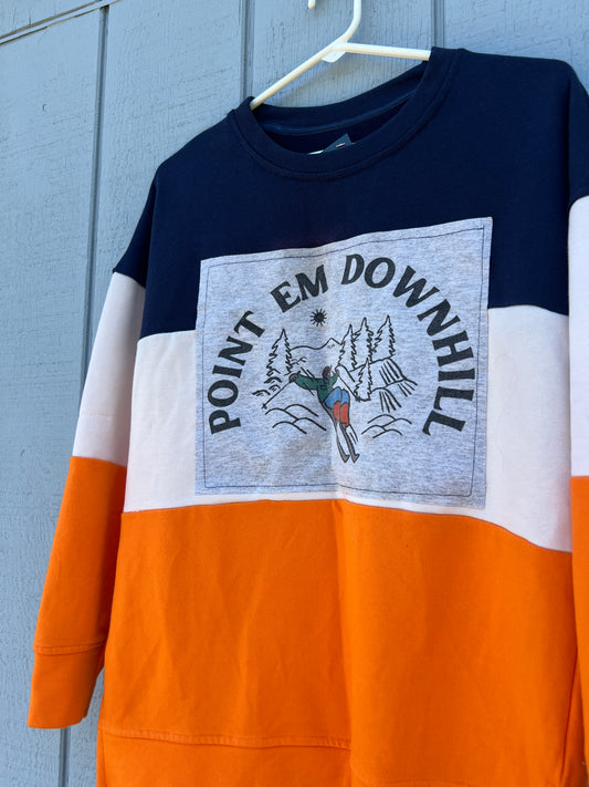 “Point ’Em Downhill, Bub” Donny Pelletier Sweatshirt