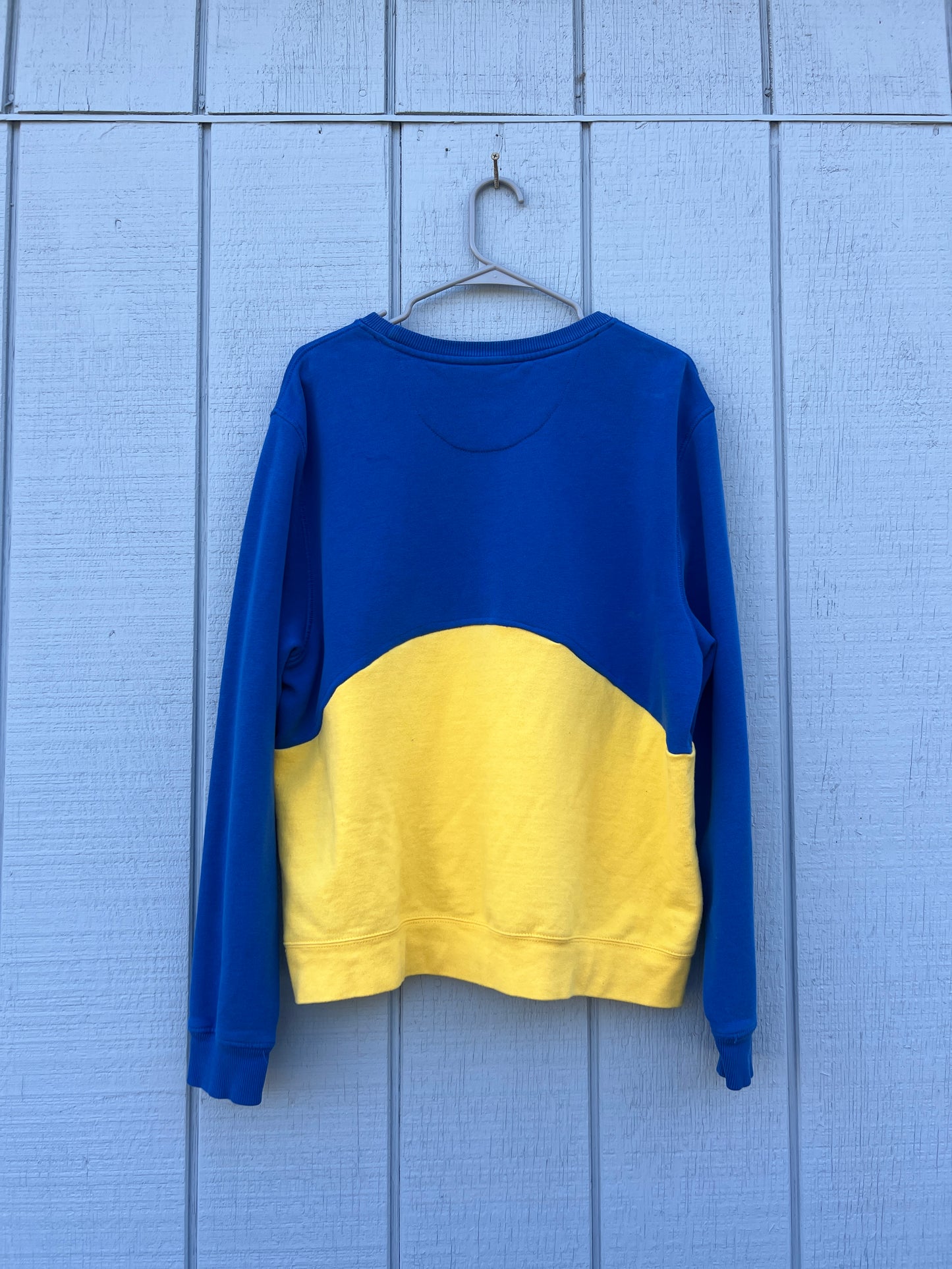 “Electric Energy” Upcycled Sweatshirt – Size L