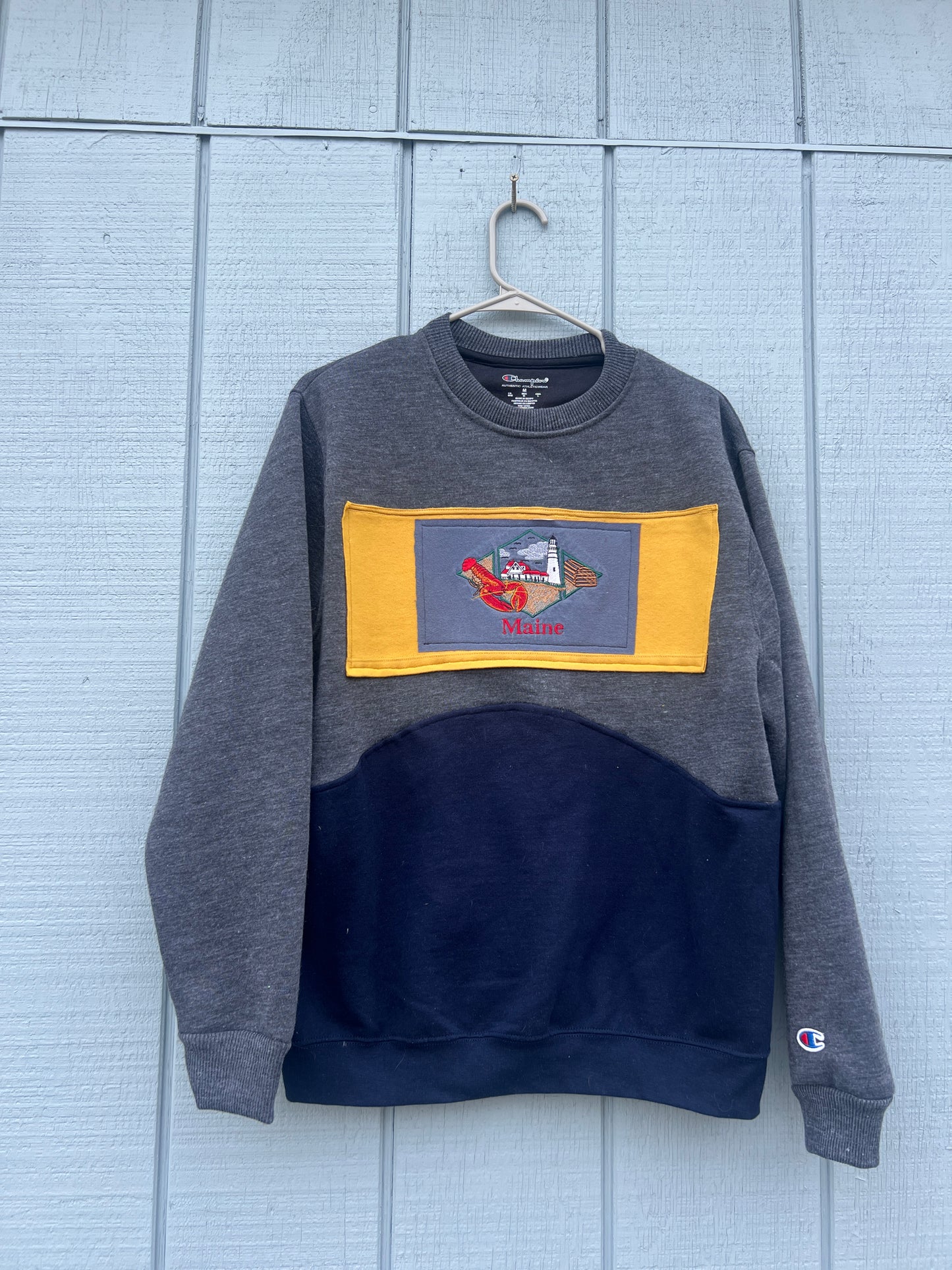 “Maine Moments” Upcycled Sweatshirt – Size M