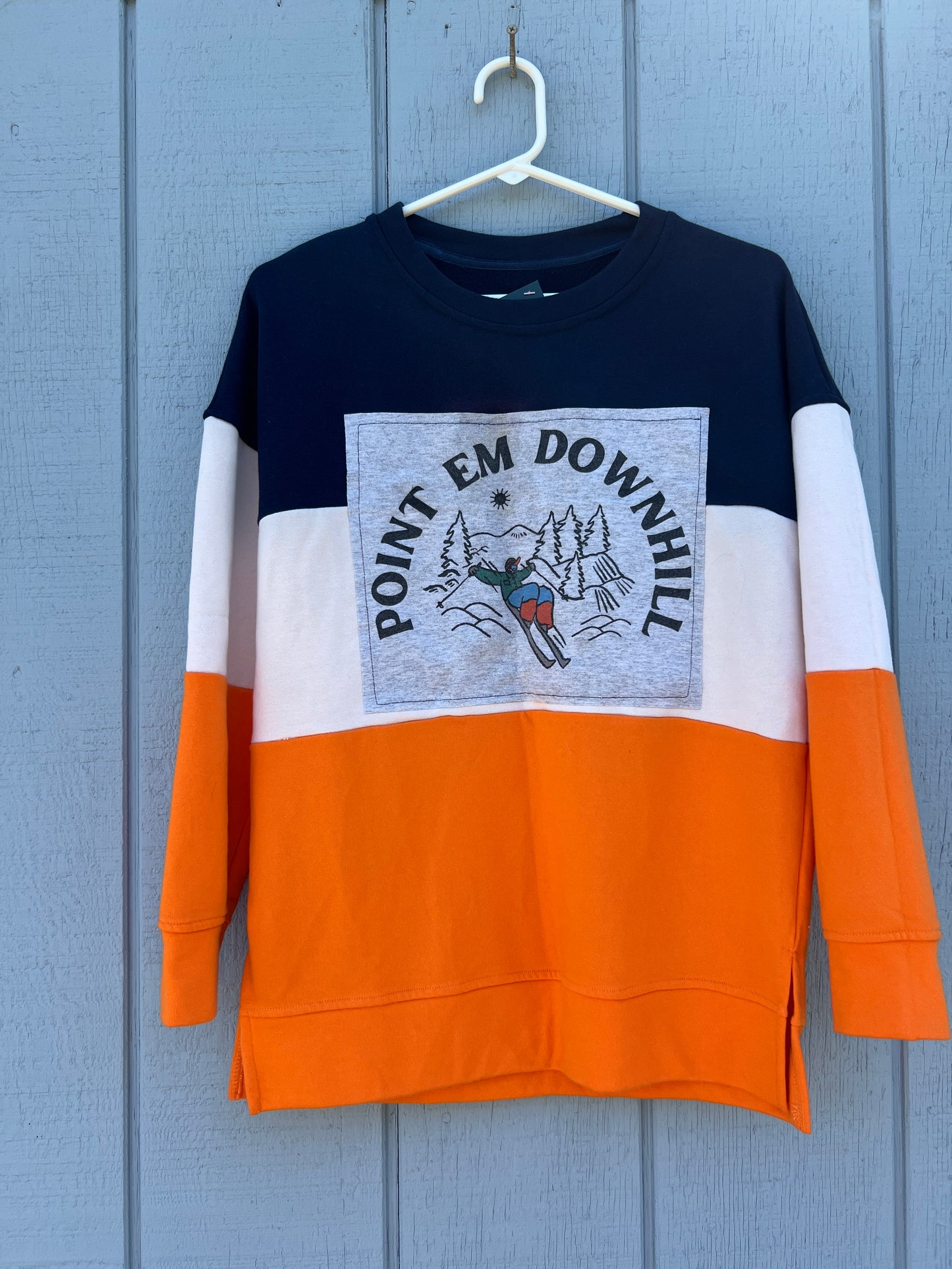 “Point ’Em Downhill, Bub” Donny Pelletier Sweatshirt